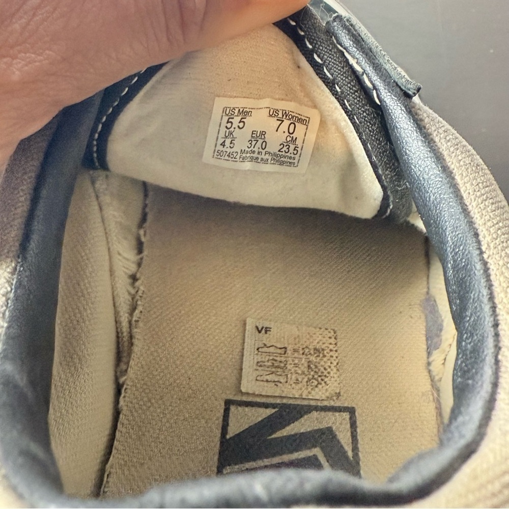 Vans Black and Gray Sneakers - Picture 5 of 5